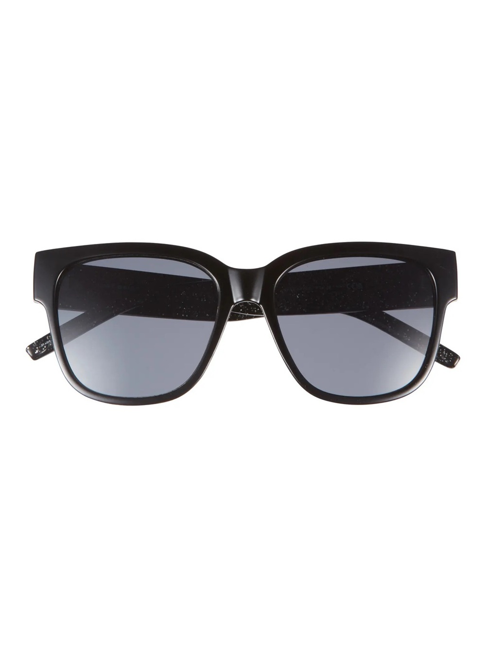 Kurt Geiger London Black Glitter Wayfarer Sunglasses - Picture 2 of 9